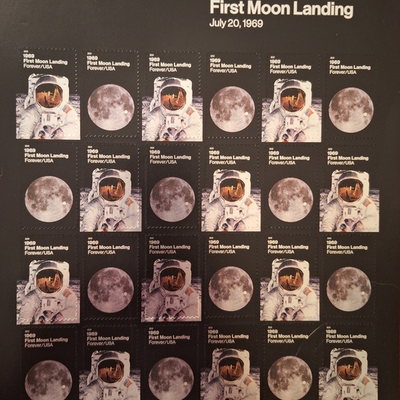 Forever Stampa 120 First Moon Landing July 20, 1969 USPS Forever Postage Stamps